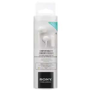 Slušalke žične ušesne 1x 3,5mm stereo Sony MDREX15AP z mikrofonom - bele