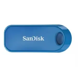 Spominski ključek 32GB USB 2.0 Sandisk Cruzer SNAP - plastičen/drsni/moder (SDCZ62-032G-G35B)