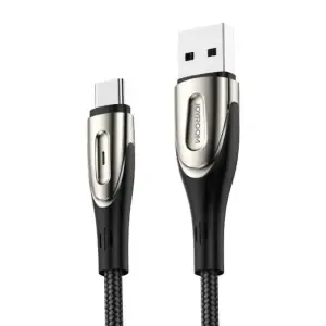 Kabel USB-C => USB A 3,00m 2,4A Joyroom Sharp črn (S-M411 Type-C 3m)
