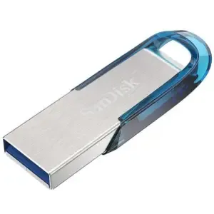 Spominski ključek 32GB USB 3.0 Sandisk Ultra Flair 150MB/s - kovinski/brez pokrovčka/srebrn (SDCZ73-032G-G46B)