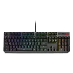 Tipkovnica Asus Gaming ROG Strix Scope RX RGB USB US QUERTY, SLO gravura (90MP0240-BKUA00)