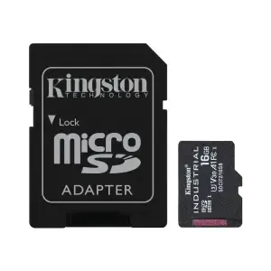 Spominska kartica SDHC-Micro 16GB Kingston - 100MB/s INDUSTRIAL C10 UHS-I, U3, V30 (SDCIT2/16GB) + adapter