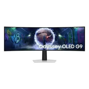 Monitor Samsung 124,5 cm (49,0") S49DG934SU 5120x1440 Curved Gaming 240Hz OLED 0,03ms HDMI Micro-HDMI DisplayPort USB-C 2xUSB-C-Out HAS DCI-P3-99% FreeSync Premium PRO HDR10+ Odyssey OLED G9