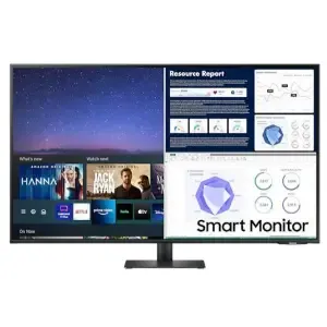 Monitor Samsung 109,2 cm (43,0") S43AM700UU 3840x2160 Smart TV Tizen VA 8ms 2xHDMI USB-C 65W 3xUSB Zvočniki BT WiFi HDR10 Smart M7 Daljinec