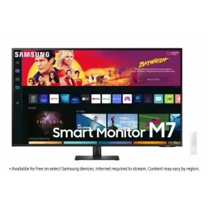Monitor Samsung 109,2 cm (43,0") S43BM700UP 3840x2160 Smart TV Tizen VA 4ms 2xHDMI USB-C 2xUSB2.0 Zvočniki 2x5W  BT WiFi 2xUSB2.0 HDR10 Smart M7 Daljinec
