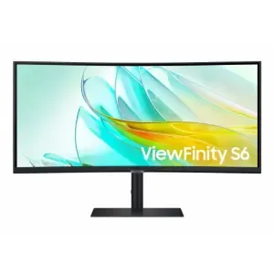 Monitor Samsung 86,4 cm (34,0") S34C652UAU 3440x1440 Curved 100Hz VA 5ms HDMI DisplayPort USB-C 90W 3xUSB3.0 HAS Zvočniki 2x5W sRGB115% FreeSync RJ45 HDR10 ViewFinity S6