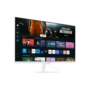 Monitor Samsung 80 cm (31,5") S32DM703UU 3840x2160 Smart TV Tizen VA 4ms 2xHDMI USB-C 65W 2xUSB2.0 Zvočniki 2x5W NTSC72% BT WiFi HDR10 M7 bela