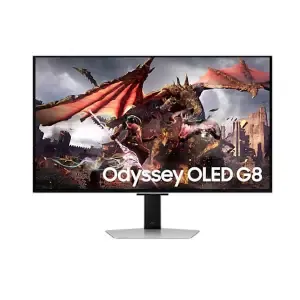 Monitor Samsung 81,3 cm (32,0") S32DG802SU 3840x2160 Gaming Tizen 240Hz OLED 0,03ms 2xHDMI DisplayPort 2xUSB3.2 Pivot Zvočniki 2x5W DCI-P3-99% FreeSync Premium PRO G-Sync Compatible BT WiFi HDR10+ Odyssey OLED G8