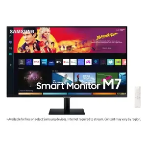 Monitor Samsung 80 cm (31,5") S32BM700UP 3840x2160 Smart TV Tizen VA 4ms 2xHDMI USB-C 65W 3xUSB Zvočniki  BT WiFi HDR10 Daljinski upravljalec