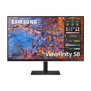 Monitor Samsung 81,3 cm (32,0") S32B800PXU 3840x2160 IPS 5ms HDMI DisplayPort USB-C 90W 3xUSB3.0 Pivot sRGB100% RJ45 HDR400 ViewFinity S8 črna