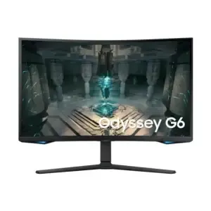 Monitor Samsung 81,3 cm (32,0") S32BG650EU 2560x1440 Curved Gaming 240Hz VA 1ms HDMI DisplayPort 2xUSB3.0 Pivot Zvočniki  FreeSync Premium Pro BT WiFi HDR600 OdysseyG6 črna