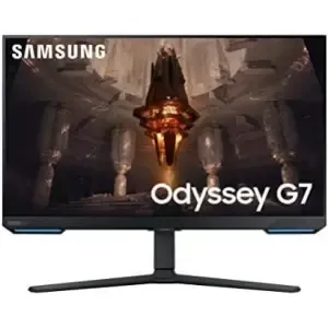 Monitor Samsung 81,3 cm (32,0") LS32BG700EUXEN 3840x2160 Gaming Tizen 144Hz IPS 1ms 2xHDMI DisplayPort 2xUSB3.0 Pivot Zvočniki FreeSync Premium PRO G-Sync Compatible WiFi BT WiFi RJ45 HDR400 OdysseyG7