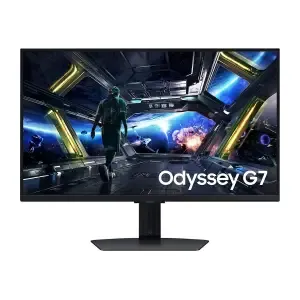 Monitor Samsung 68,6 cm (27,0") S27DG702EU 3840x2160 Gaming Tizen 144Hz IPS 1ms 2xHDMI DisplayPort 2xUSB3.0 Pivot Zvočniki 2x5W sRGB99% FreeSync Premium BT WiFi RJ45 HDR400 OdysseyG7