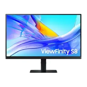 Monitor Samsung 68,6 cm (27,0") S27D800UAU 3840x2160 IPS 5ms HDMI DisplayPort USB-C 90W 3xUSB3.0 Pivot  sRGB99% RJ45 KVM HDR10