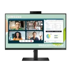 Monitor Samsung 59,7 cm (23,5") S24A400VEU 1920x1080 75Hz IPS 5ms VGA HDMI DisplayPort 3xUSB3.0 Pivot Kamera Zvočniki FreeSync