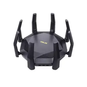 Usmerjevalnik brezžični Asus RT-AX89X WiFi6 802.11ax AX6000 4804Mbit/s MU-MIMO OFDMA MESH dualband 3G/4G USB dongle 8xLAN 1xLAN/WAN10GB 1xSFP+ (90IG04J1-BM3010)
