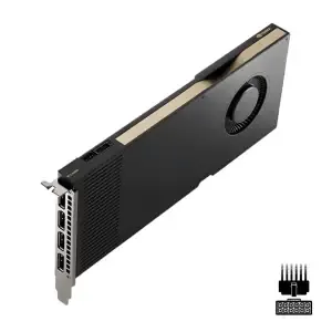 Grafična kartica RTX A4000 PNY Quadro - 16GB GDDR6 ECC | 4xDisplayport 1.4a OEM (adapterji niso vključeni) (VCNRTXA4000-SB)
