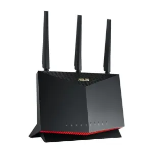 Usmerjevalnik brezžični Asus RT-AX86U PRO WiFi6 802.11ax AX5700 4808Mbit/s 3G/4G USB dongle dualband MESH MU-MIMO OFDMA 1xLAN/WAN2,5GB 4xLAN 3x antena (90IG07N0-MO3B00)