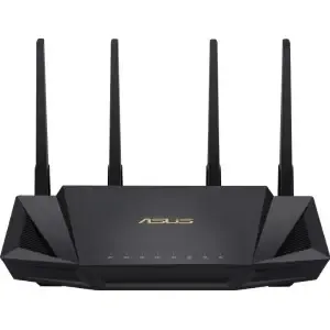 Usmerjevalnik brezžični Asus RT-AX58U WiFi6 802.11ax AX3000 2402Mbit/s 3G/4G USB dongle dualband MESH MU-MIMO OFDMA 4xLAN 4x antena (90IG04Q0-MO3R10)