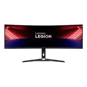 Monitor Lenovo 113 cm (44,5") R45w-30 5120x1440 Curved Gaming 165Hz VA 1ms 2xHDMI DisplayPort USB-C 75W 3xUSB3.2 HAS Zvočniki 2x3W  DCI-P3-90% FreeSyn Premium PRO RJ45 KVM HDR400 Legion