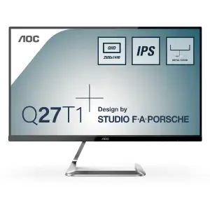 Monitor AOC 68,6 cm (27,0") Q27T1 2560x1440 75Hz IPS 5ms 2xHDMI DisplayPort sRGB 107%
