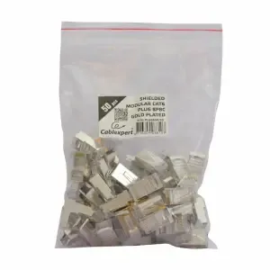 RJ45 konektor CAT.6 FTP trdi kabel (3rez) (pak/50) Gembird