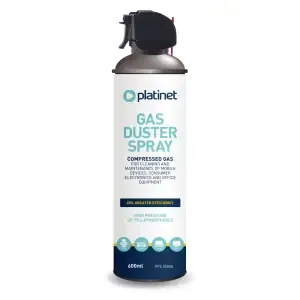 ČISTILO za RAČUNALNIK - ZRAK V SPREJU S SPROŽILCEM 600ml Platinet (PFS5160G)