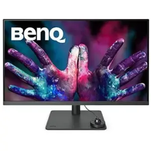 Monitor BenQ 80 cm (31,5") PD3205U 3840x2160 grafično oblikovanje IPS 5ms HDMI DisplayPort USB-C 90W 2xUSB3.2 Pivot Zvočniki 2x5W sRGB99% KVM HDR10 črna 9300K 5000K 6500K