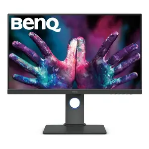 Monitor BenQ 68,6 cm (27,0") PD2705Q 2560x1440 IPS 4ms HDMI DisplayPort USB-C 65W 4xUSB3.1 Pivot Zvočniki sRGB100% KVM HDR10