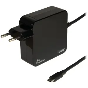 Hišni polnilec 100-240V => 1x USB-C 100W PD 1,80m PD-2100 črn Inter-Tech