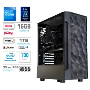 Računalnik MEGA TWR S7 i5-12400/Intel 730/16GB/1TB-4.0/750W/Brez OS