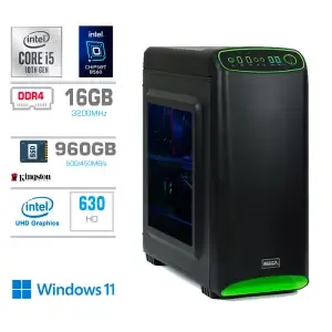 Računalnik MEGA MT 4000S i5-10400/Intel 630/16GB/960GB-SATA/DVDRW/350W/Win11Home