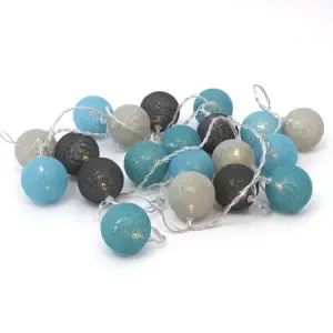 LED okrasne luči z bombažnim ovojem - 20 luči 3,15m Platinet (PCBARB1000)