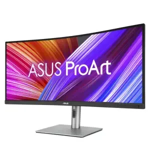 Monitor Asus 86,4 cm (34,0") PA34VCNV 3440x1440 Curved grafično oblikovanje IPS 5ms 2xHDMI 2xDisplayPort USB-C 96W 2xUSB3.2 HAS Zvočniki  sRGB100% RJ45 HDR10 ProArt Barvna natančnost dE < 2