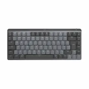 Tipkovnica brezžična + Bluetooth Logitech MX Mechanical MINI UK | SLO gravura grafitna LED osvetlitev (920-010780)