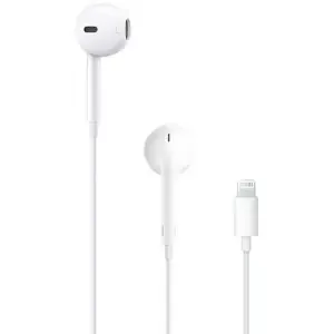 Slušalke žične Apple ušesne Lightning EarPods bela (MWTY3ZM/A)