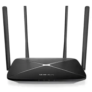 Usmerjevalnik brezžični MERCUSYS WiFi5 802.11ac AC1300 867Mbit/s dualband 4xLAN 4x antena (AC12G)