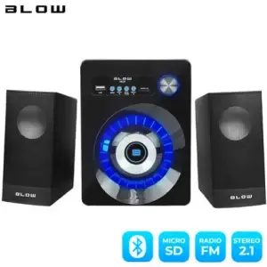 Zvočniki bluetooth BLOW MS-27 10W + 2x3W 2.1 (črna)