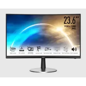 Monitor MSI 60,5 cm (23,8") PRO MP242C 1920x1080 75Hz VA 5ms VGA HDMI Zvočniki  sRGB98%