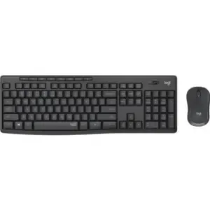 Tipkovnica in miš Logitech brezžična desktop MK295 SLO grafitna silent 920-009809