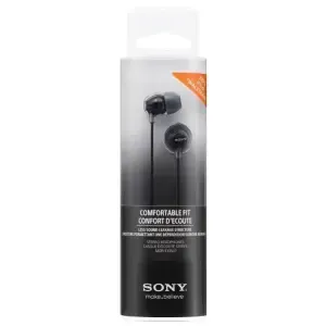 Slušalke žične ušesne Sony 1x3,5mm črne (MDREX15LPB.AE)