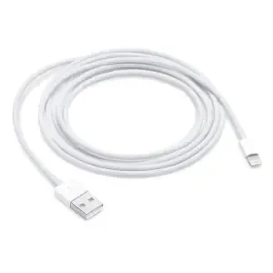 Kabel USB A => Apple Lightning 2,0m bel - original Apple (retail pakiranje) MD819ZM
