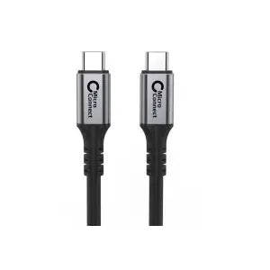 Kabel USB-C => USB-C 3,00m 20V/5A 100W USB 3.2 MicroConnect črn/siv (MC640523)