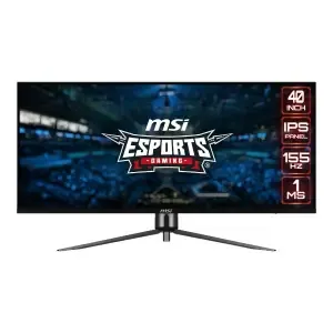 Monitor MSI 101,6 cm (40,0") MAG401QR 3440x1440 Gaming 155Hz IPS 1ms 2xHDMI DisplayPort USB-C 65W 2xUSB2.0 DCI-P3 KVM HDR400 MAG