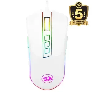 Miš Redragon Žična Cobra M711W optična gaming 10000DPI RGB LED osvetlitev bela (7549)