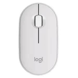 Miš brezžična Bluetooth Logitech M350S Pebble 2 4000DPI bela (910-007013)