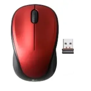 Miš Logitech NoteBook Brezžična M235 optična nano rdeča (910-002496)