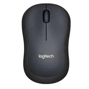 Miš Logitech brezžična optična za notesnike M220 črna silent (910-004878)