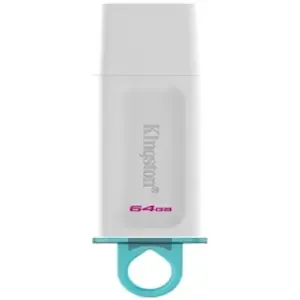 Spominski ključek 64GB USB 3.2 Kingston Data Traveler Exodia 200MB/s 60MB/s plastičen s pokrovčkom bel (DTX/64GB)