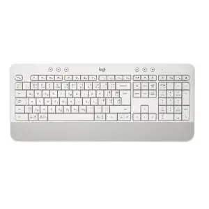Tipkovnica brezžična + Bluetooth Logitech K650 Signature US international | SLO gravura bela (920-010977)